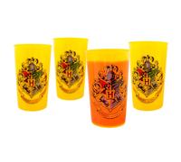 Harry Potter Hogwarts 20-Ounce Plastica Cambia Colore Coppe Set Di 4