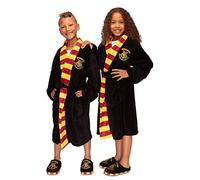 HARRY POTTER Hogwarts Bambino Accappatoio - Nero, Età 13-15 Anni