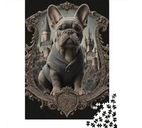 Harry Potter Hogwarts Crest Dog Art Print Jigsaw Puzzle Impossible 1000 Pezzi Decorazione Per La Casa. Rilassamento E Intelligence Per Adulti E Bambini Da 12 Anni 70x50cm/1000pcs