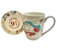 Harry Potter HOGWARTS CUP AND SAUCER SET (12 OZ)