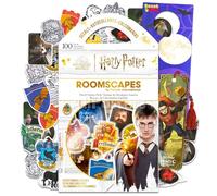 Harry Potter Hogwarts Decals - Set di 100 decalcomanie Harry Potter assortite per laptop, telefoni cellulari, bottiglie d'acqua e altro ancora, decalcomanie Hogwarts