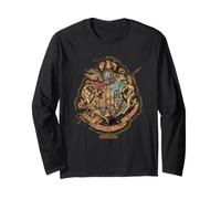 Harry Potter Hogwarts Emblem Maglia a Manica