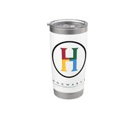 Harry Potter Hogwarts Four Colored 'H' Logo Bicchiere termico in acciaio inox doppia parete