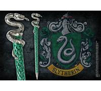Noble Collection Harry Potter Hogwarts Slytherin House Pen Verde Bambini