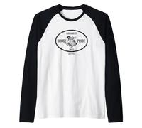 Harry Potter Hogwarts House Pride Badge Maglia con Maniche Raglan