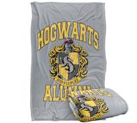 Harry Potter Hogwarts Hufflepuff Alumni Coperta super morbida al tatto setoso - 91 x 147 cm