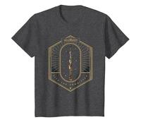 Harry Potter Hogwarts Legacy Wand, Live The Unwritten Maglietta, Bambini, Grigio Scuro, 2 Anni