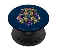 Harry Potter Hogwarts Multi-Colored Floral Crest PopSockets PopGrip Intercambiabile