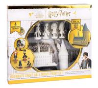 Harry Potter Hogwarts Ottima Sala Modello & 4 Personaggi Pittura il Tuo Kit Mago