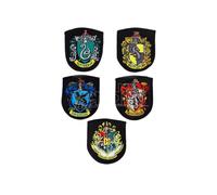 Set 5 Patch ricamate Casate Harry Potter Hogwarts Cinereplicas