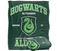Harry Potter Hogwarts Slytherin Alumni Coperta super morbida al tatto setoso - 152 x 127 cm