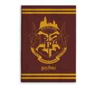 Harry Potter Hogwarts Stemma Coperta Morbida Coperta 130 X 160 Cm