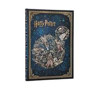 Harry Potter Hogwarts Taccuino - Copertina rigida Midi Senza Righe | Paperblanks
