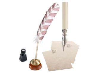 Harry Potter Hogwarts Writing Quill Set Scrittura NOBLE COLLECTIONS