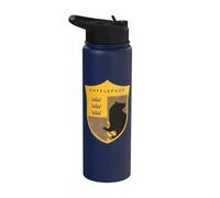 Harry Potter Hufflepuff Four Square Shield Crest Stainless Steel Insulated Water Bottle
