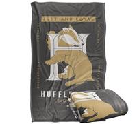 Harry Potter Hufflepuff Just And Loyal Coperta super morbida al tatto setoso - 91 x 147 cm