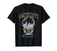 Harry Potter I'd Rather Stay At Hogwarts Natale Maglietta