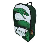 HARRY POTTER (Intricate Houses Serpeverde Zaino, Verde/Bianco, Taglia unica Unisex-Adulto