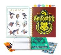 Harry Potter Journal 2 Pack - Bundle with 2 Hogwarts Diary Notebooks | 2 Harry Potter Hogwarts Notebook con adesivi e segnalibro | Harry Potter Scuola e Ufficio Forniture per Bambini e Adulti