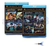 HARRY POTTER LA COLLEZIONE COMPLETA 8 BLURAY BLU RAY IN 2 BOX - SIGILLATI