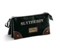Harry Potter Legacy Slytherin-Astuccio Triplo, Verde 23 x 11 cm