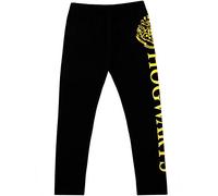 Harry Potter Leggings per Ragazze Hogwarts Nero 5-6 Anni
