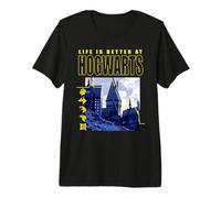 Harry Potter Life Is Better At Hogwarts Maglietta Premium