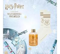 HARRY POTTER LUMOS | Confezione Regalo, Gel Doccia 300ml e Calzini Ufficiali 'Hogwarts', Bianco-Oro