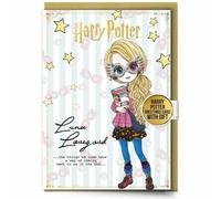 Harry Potter Luna Lovegood Biglietti di Auguri con Spilla Merchandise Ufficiale