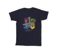 Harry Potter Maglietta Emblema H Spray Uomo (BI30781)