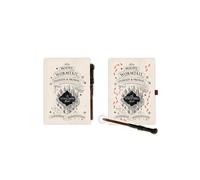 Grupo Erik: Quaderno Harry Potter Mappa del Malandrino | Quaderno A5 con Penna Bacchetta e inchiostro invisible, Segnalibro, Tasca espandibile, 192 pagine 100 g/m², Harry Potter Gadget