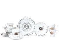 Harry Potter Marauders Map 16-Piece Ceramica Stoviglie Set Piatti, Bocce, Tazze