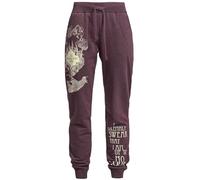 Harry Potter Marauder's Map Donna Pantaloni tuta bordeaux L 50% cotone, 50% poliestere Relaxed