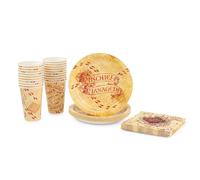 Harry Potter Marauder's Mappa 60-Piece Festa Tavola Set Tazze, Piatti, Napkins