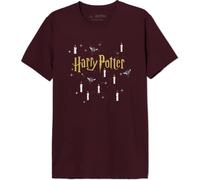 HARRY POTTER Mehapomts411 T-Shirt, Borgogna, XL Uomo