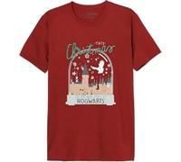 Harry Potter Mehapomts412 T-Shirt, Rosso, S Uomo