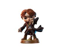 Harry Potter MiniCo Statua Ron Weasley Con la Bacchetta Rotta 14 Cm Iron Studios
