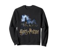 Harry Potter Moon Over Hogwarts Felpa