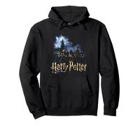Harry Potter Moon Over Hogwarts Felpa con Cappuccio