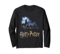 Harry Potter Moon Over Hogwarts Maglia a Manica