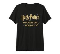 Harry Potter Muggles On Holiday Wand Maglietta Premium