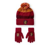 Harry Potter Multicolore Gryffindor Set berretto e guanti Unisex Bambini