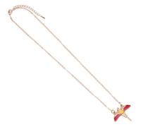 Harry Potter Necklace Fawkes (Gold plated)