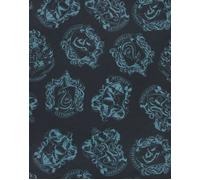 Harry Potter Nero Hogwarts Houses Abito a pieghe senza maniche Ragazze