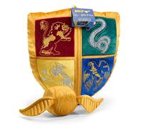 Harry Potter Cushion with Plush Figure Quidditch Crest & Golden Snitch