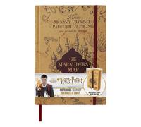 Cinereplicas Harry Potter-Taccuino con mappa pieghevole del Malandrino - Licenza ufficiale