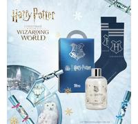 HARRY POTTER NOX | Confezione Regalo, Shower Gel 300ml e Calzini Ufficiali 'Hogwarts', Blu-Grigio