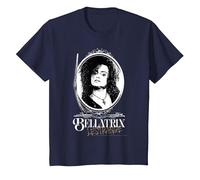Harry Potter Nuovo Design 2025 Bellatrix Lestrange Maglietta, Bambini, Navy, 3 Anni