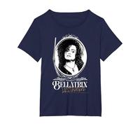 Harry Potter Nuovo Design 2025 Bellatrix Lestrange Maglietta, Donna Plus-Size, Navy, 1X
