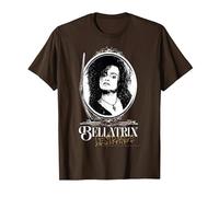 Harry Potter Nuovo Design 2025 Bellatrix Lestrange Maglietta, Uomo, Marrone, M